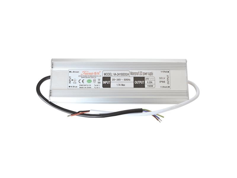 Alimentare LED driver IP66, 24V / 150W / 6,25A TAURAS