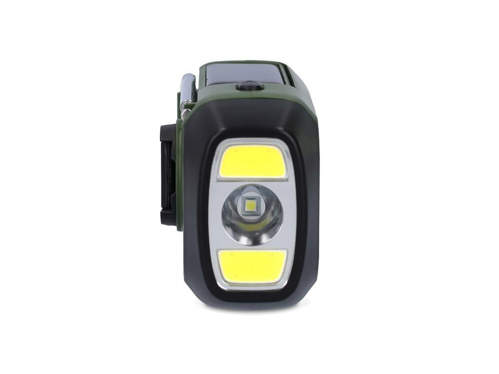 radio portabil de urgenta, dab+, fm, 5w, ecran 1,46", panou solar, negru/verde, nedis - imagine 4
