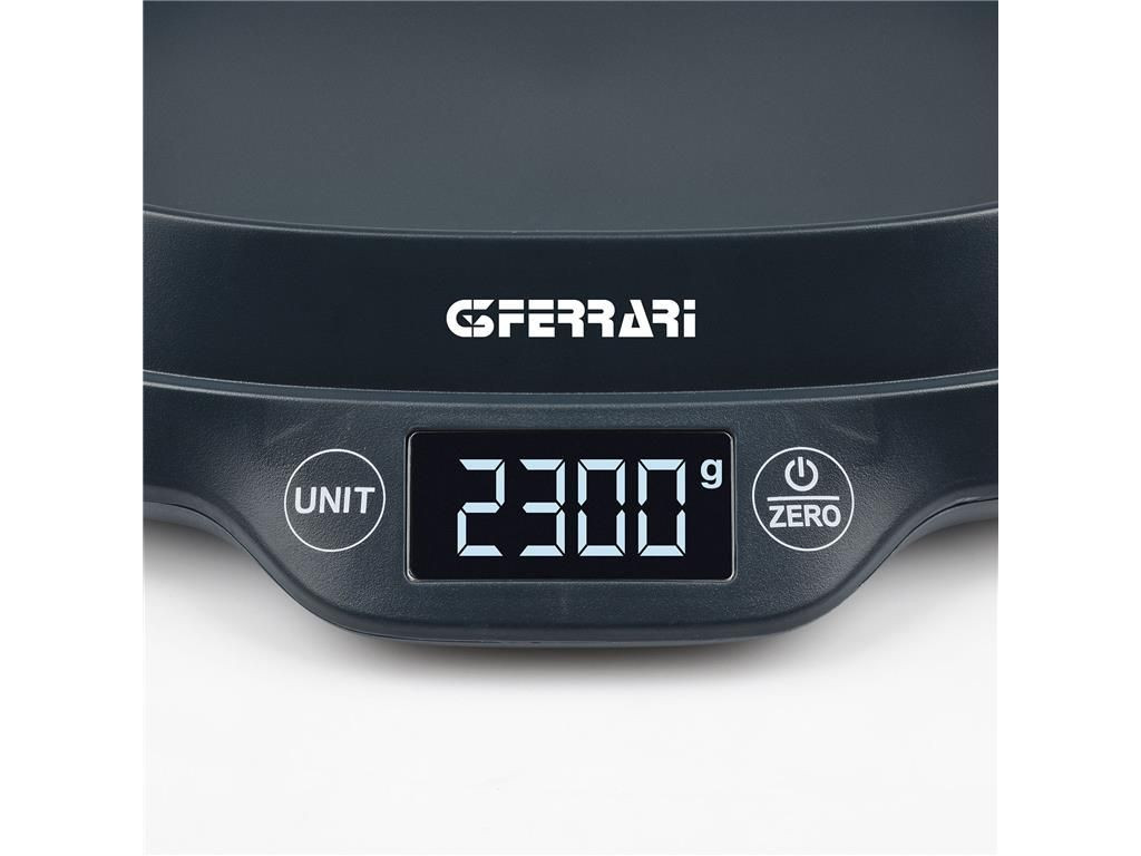 cantar de bucatarie cu bol g3ferrari ginny, 5kg, negru - imagine 7
