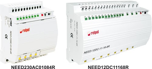Relay 16input/8output relay power 24VDC + keypad NEED24DC22168RD