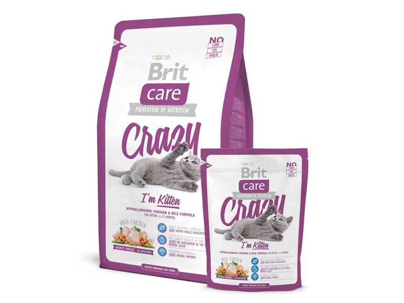 Granule BRIT CARE CAT CRAZY SUNT KITTEN 7 kg