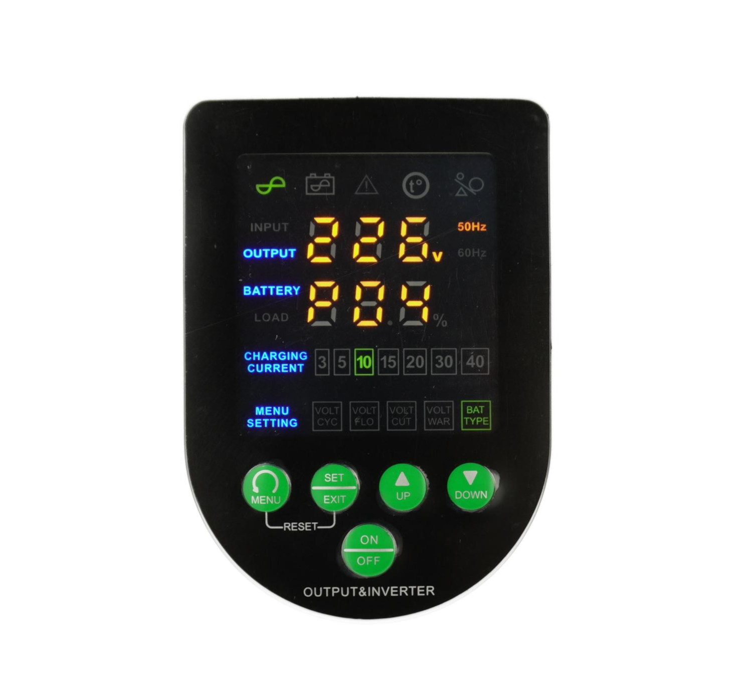 UPS Centrala termica sinus PRO 500E 350W, sinus pur, acumulator extern , Compatibil LiFePo4 - imagine 2