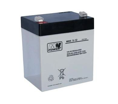 Acumulator VRLA AGM 12V/5Ah MWS 5-12 - MW POWER