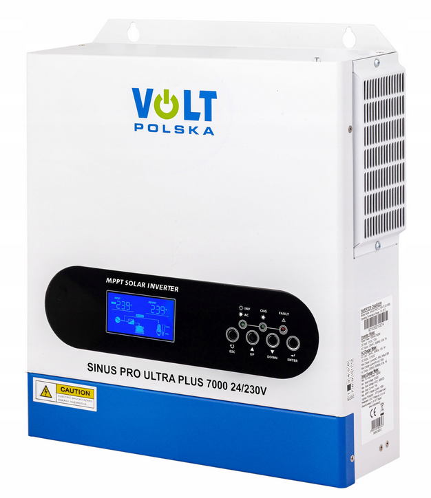 Invertor Off-Grid, Solar Sinus Pro Ultra Plus 7000 24/230v (3500/7000w) wi-fi + 100a mppt (60-500v), Volt Polska - imagine 4