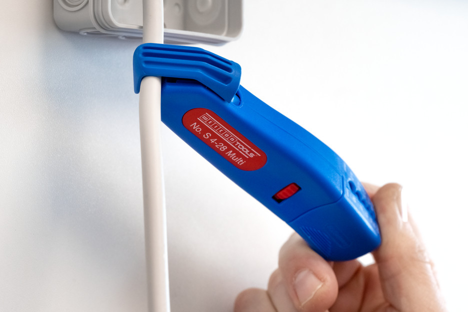 cutit dezizolat cablu nr. s 4-28 multi | cu functie integrata de dezizolare, interval de lucru 4 - 28 mm o - imagine 2