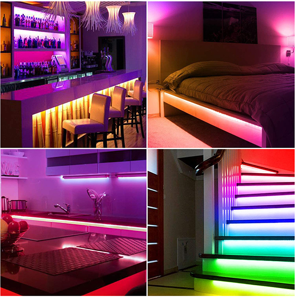 banda led smart gosund sl1-b wifi usb, 2.8 metri, alexa, google asistant - imagine 5