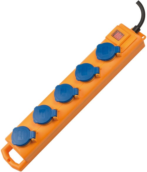 prelungitor exterior brennenstuhl super-solid garden sl 554 ip54,5 prize, 2m, h07rn-f3g1.5 - galben