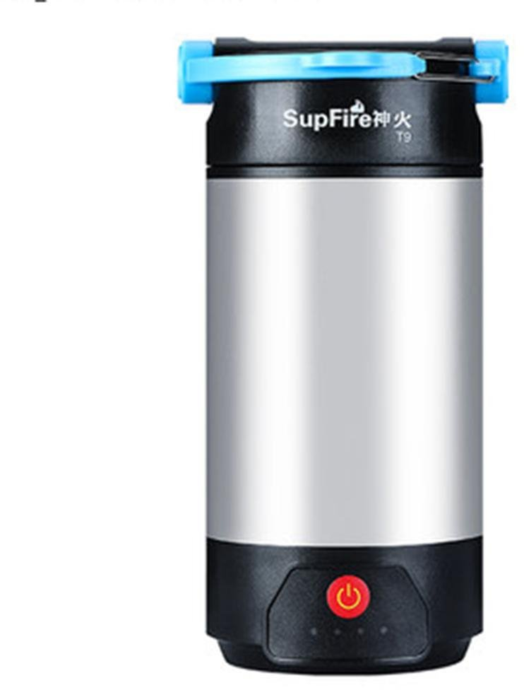 lanterna led supfire t9, pentru camping, 800 lm, incarcare usb, powerbank