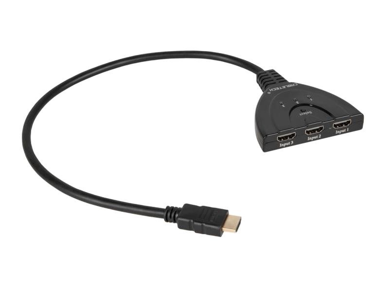 Comutați 3x HDMI – 1x HDMI CABLETECH ZLA0310
