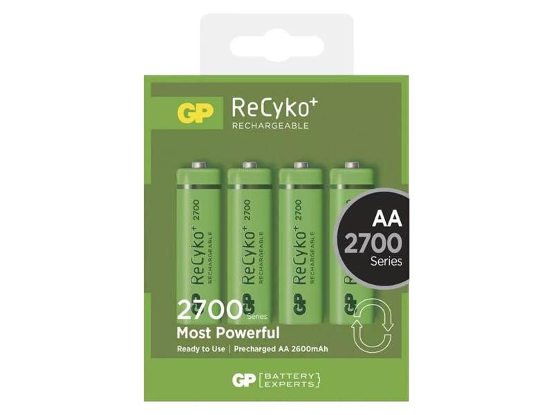 Baterie AA (R6) reîncărcabilă 1,2V / 2700mAh GP Recyko + 4buc