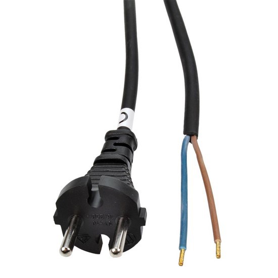 Cablu flexo cauciuc 2×1,5mm2 10m negru SOLIGHT PF60
