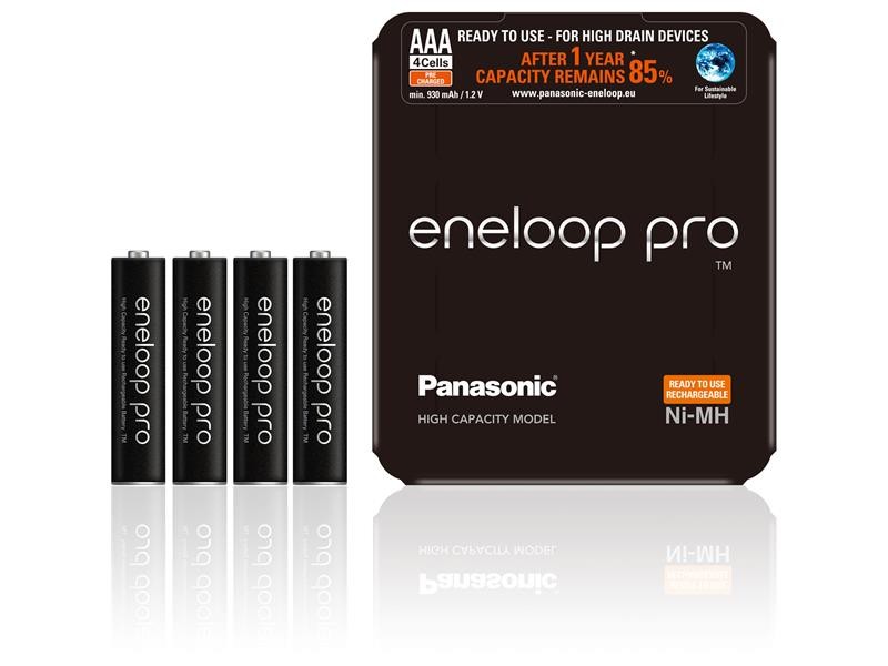 Baterie AAA (R03) reîncărcabilă 1.2V / 930mAh Eneloop PRO Sliding P PANASONIC