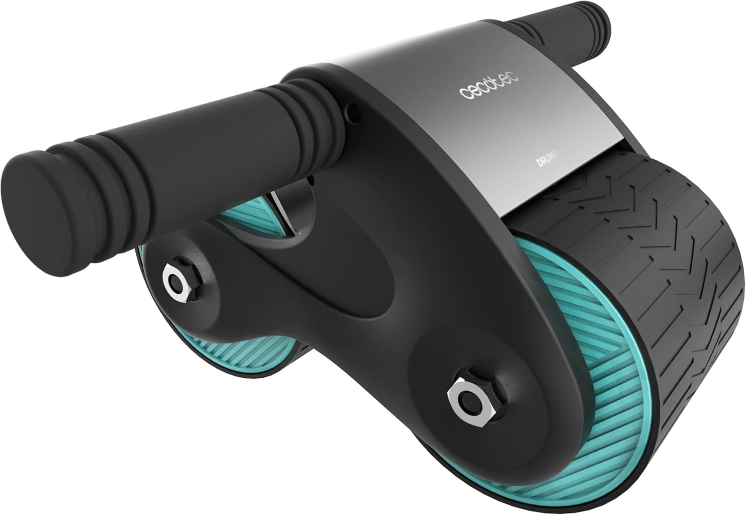 roata abdominala cu revenire cecotec drumfit ab fit, covoras antialunecare inclus - imagine 3