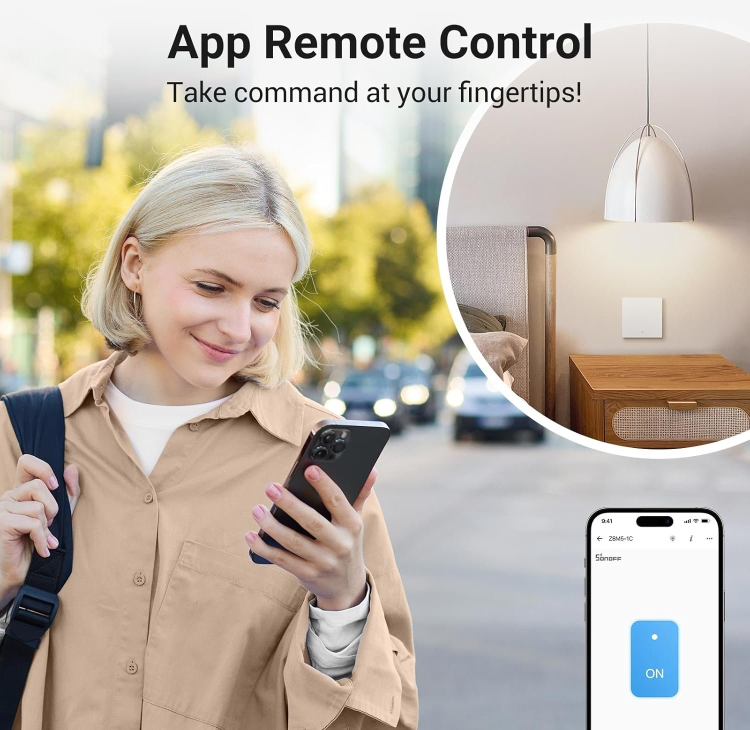 intrerupator inteligent sonoff zbm5-2c-80w ,zigbee, 2 canale, 10a - 3 | YEO
