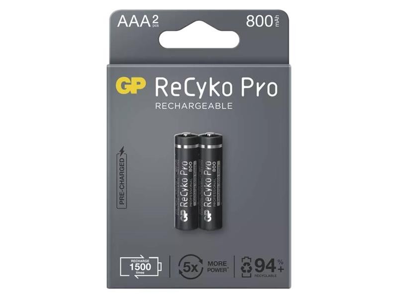 Baterie aaa (r03) reîncărcabilă 1,2v / 800mah gp recyko pro 2buc