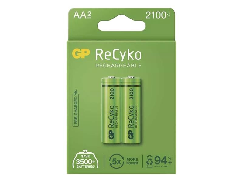 Baterie AA (R6) reîncărcabilă 1,2V / 2100mAh GP Recyko 2buc