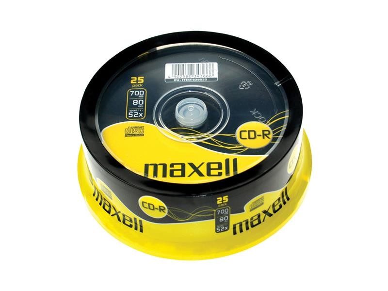 CD-R 700MB MAXELL 52x 25buc