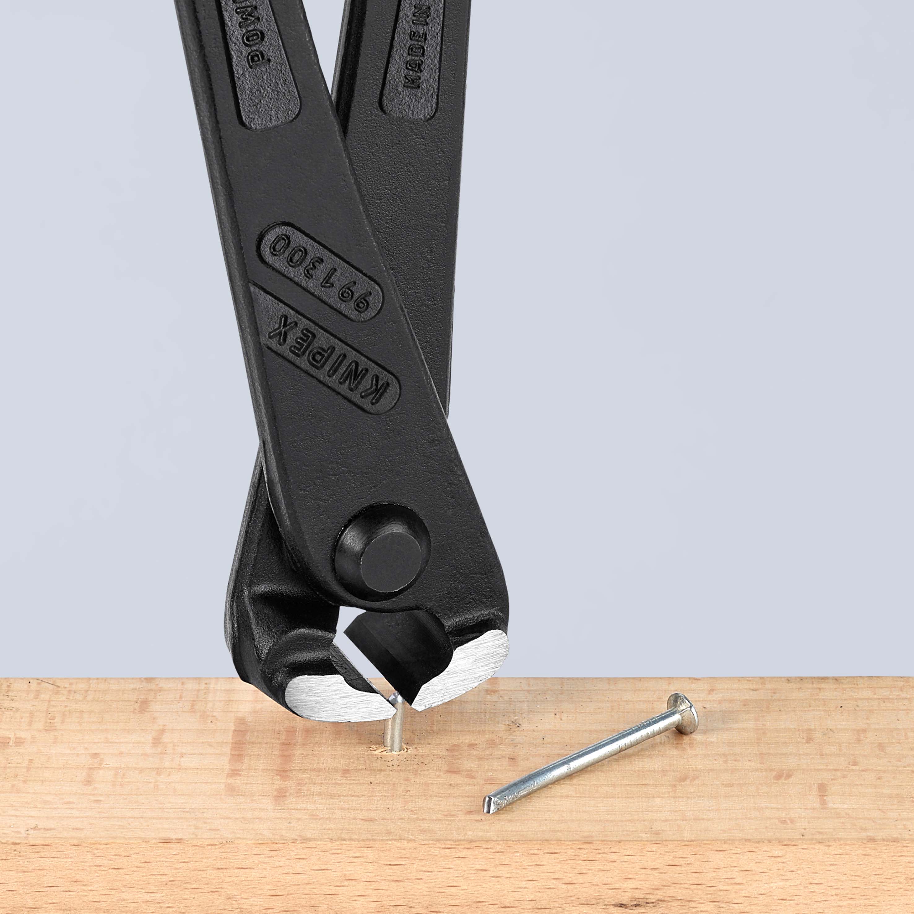 Clește de Forță KNIPEX 99 11 300 SB pentru Fierari-Betoniști, Efort Redus cu 25% Tăișuri călite suplimentar - imagine 5