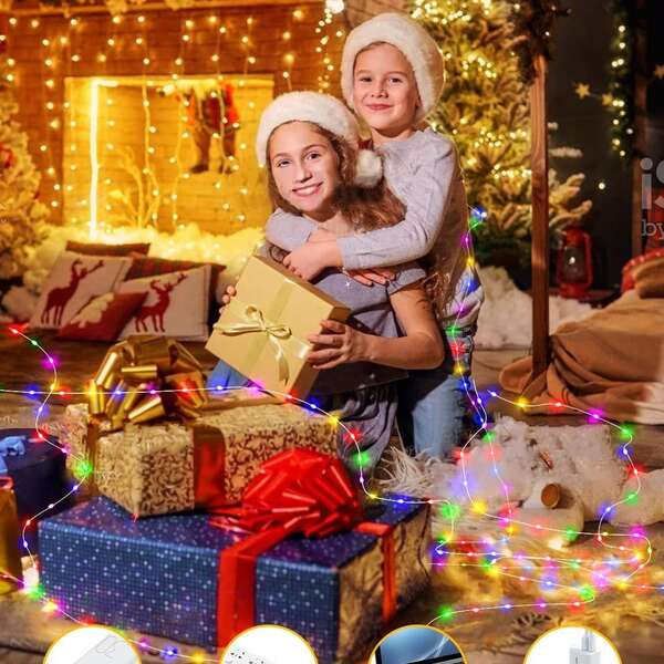 lumini LED RGB controlabile prin aplicație, șir programabil, fir flexibil, instalare ușoară - imagine 2