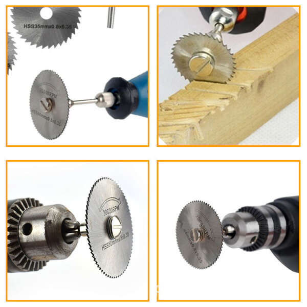 Set Mini Lame pentru dremel moni polizor set 5 buc tăieri precise Miniark diametre 22,25,32,35,44 mm - imagine 2