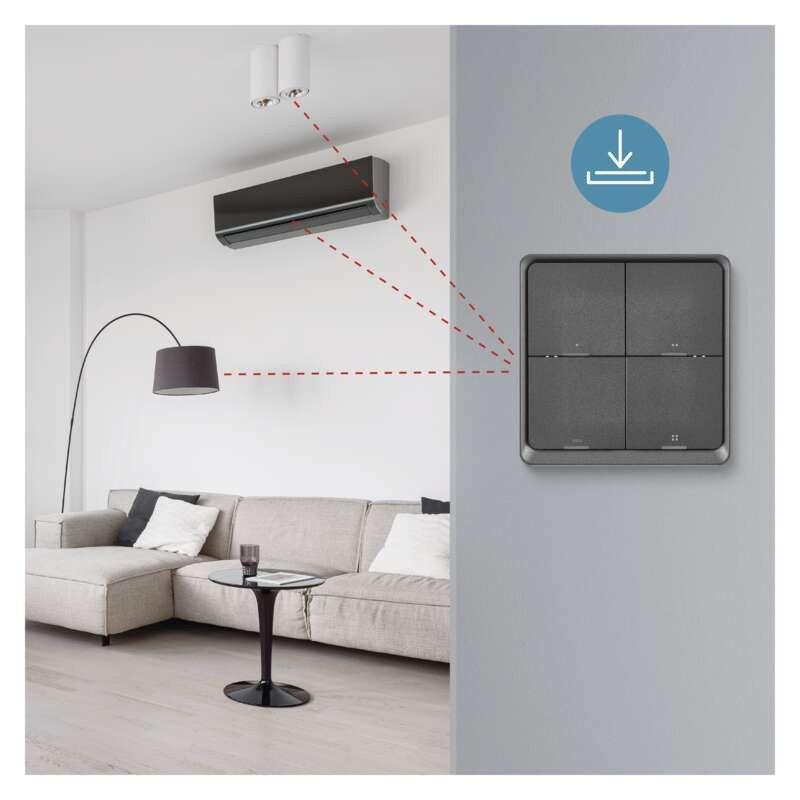 Intrerupator inteligent cvadruplu emos gosmart ip-2004zb, zigbee 3.0, alimentare cr 2430 3 v, negru - imagine 10
