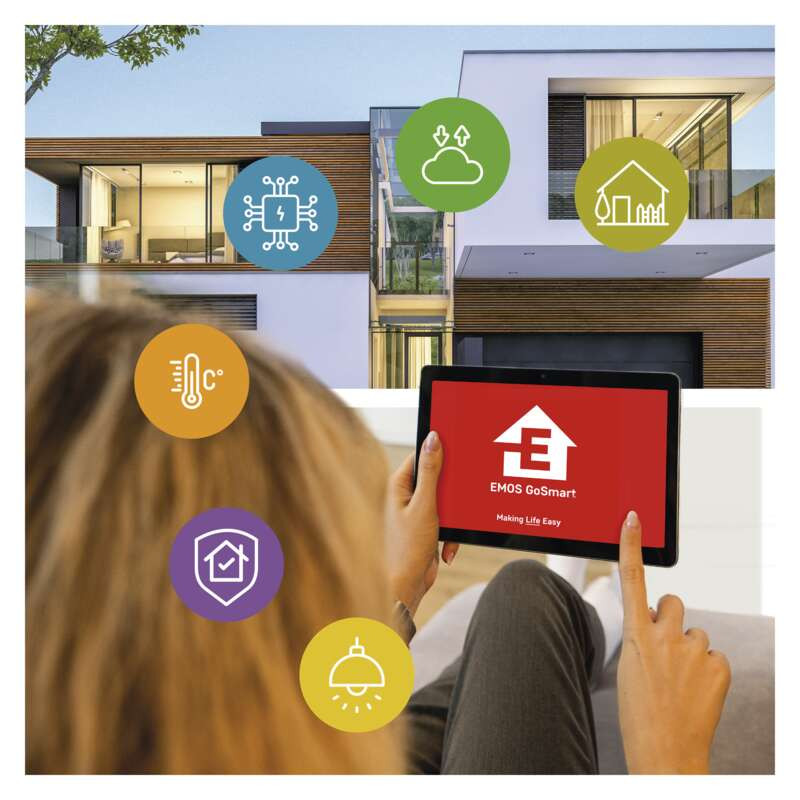 Intrerupator inteligent cvadruplu emos gosmart ip-2004zb, zigbee 3.0, alimentare cr 2430 3 v, negru - imagine 12