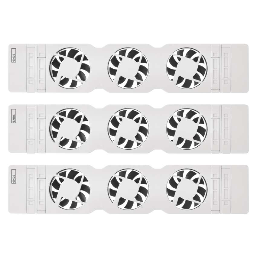 Ventilator de radiator TRIO, alb, Sistem de economisire a energiei , ventilatie eficienta - imagine 7