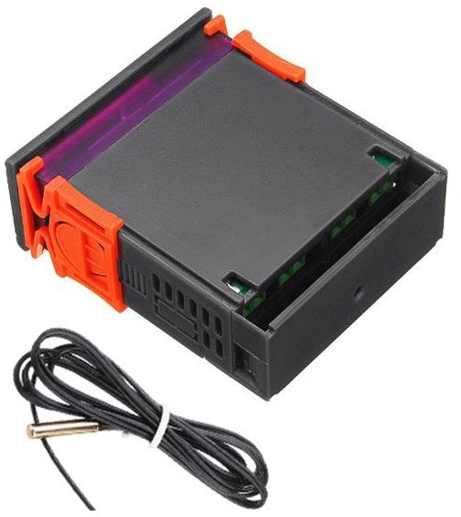 Termostat cu sonda de temperatura externa si doua circuite independente cu relee de iesire STC-1000, alimentare 220VCA Termostat cu sonda de temperatura externa si doua circuite independente cu relee de iesire STC-1000, alimentare 220VCA