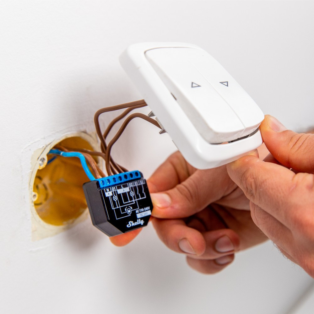 releu inteligent shelly plus 2pm - 2canale cu contor de energie, wifi, control aplicatie, compatibil amazon alexa, google assist - imagine 3