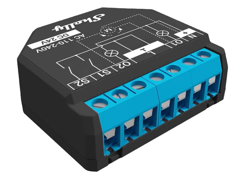 releu inteligent shelly plus 2pm - 2canale cu contor de energie, wifi, control aplicatie, compatibil amazon alexa, google assist - imagine 4