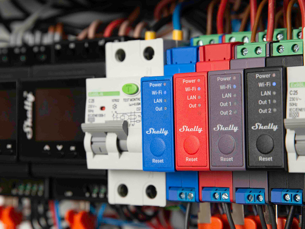 releu inteligent shelly pro 2 - 2canale, wifi, lan, sina din, control aplicatie, compatibil amazon alexa, google assistant si ho - imagine 3