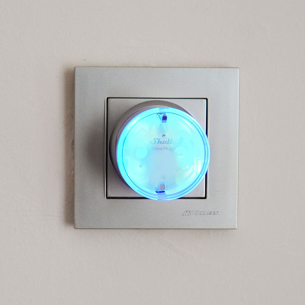 priza inteligenta shelly wave plug s cu monitorizare consum, wifi, control aplicatie, compatibil amazon alexa, google assistant - imagine 3