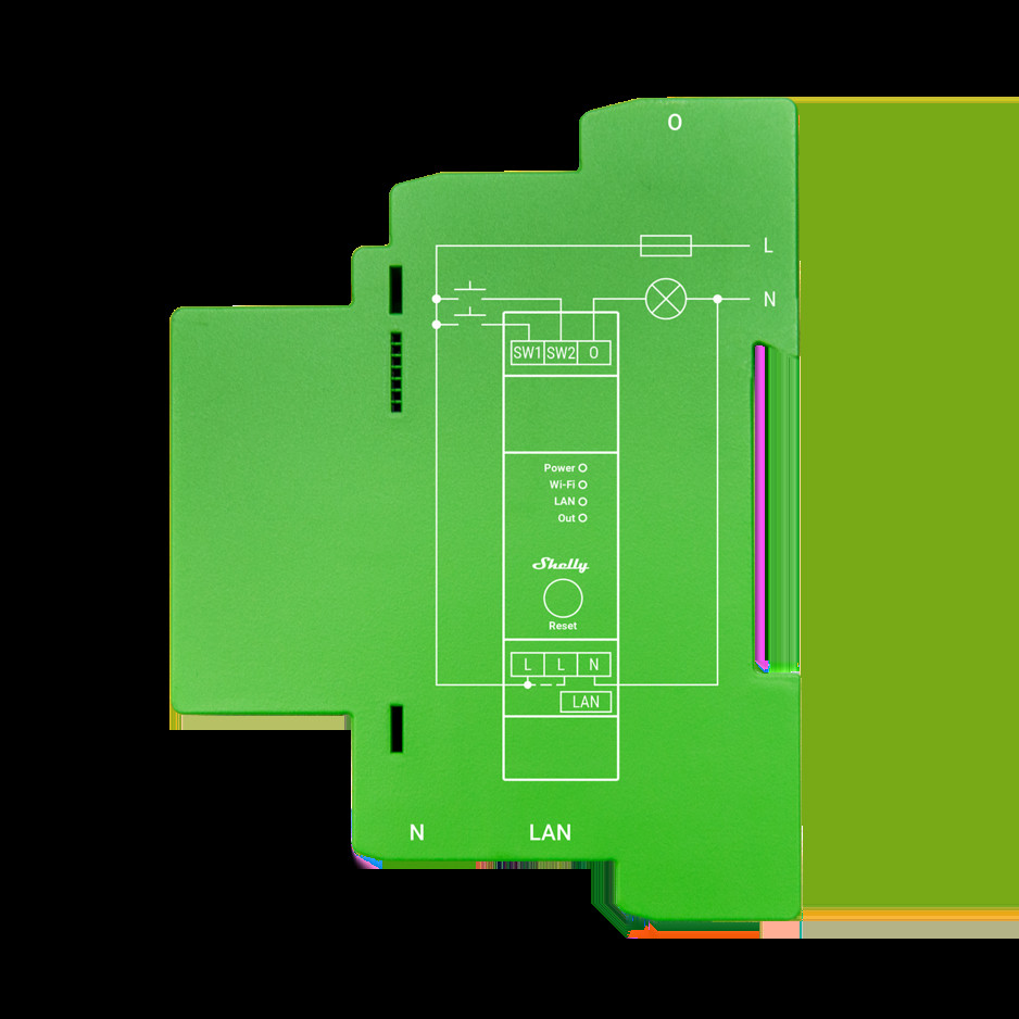 releu inteligent shelly pro dimmer 1pm, 1 canal, monitorizare consum, functie de dimming - imagine 4
