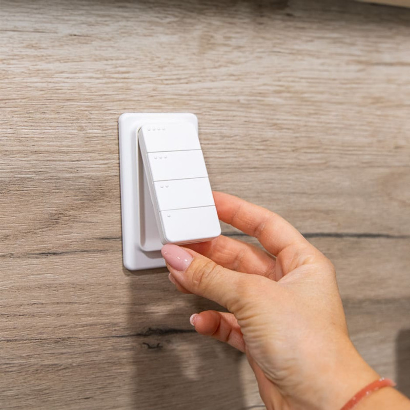 telecomanda bluetooth shelly blu rc button 4, cu suport magentic inclus - imagine 2