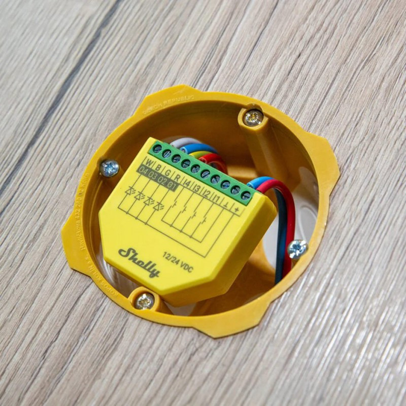 controller benzi led shelly plus rgbw pm 12 24v (wifi) - imagine 3