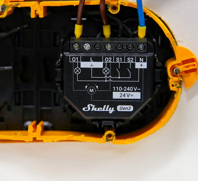 releu inteligent shelly 2pm gen3, 2 canale, monitorizare consum, wifi, bluetooth, 2x10a - imagine 2