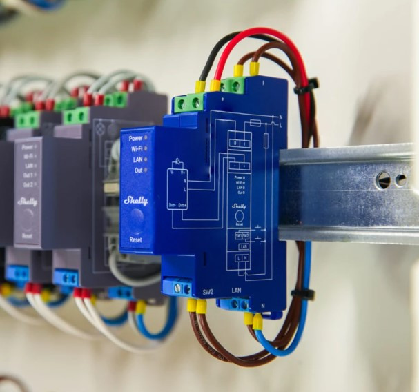 releu inteligent shelly pro dimmer 0-10v pm, wifi, bluetooth - imagine 2