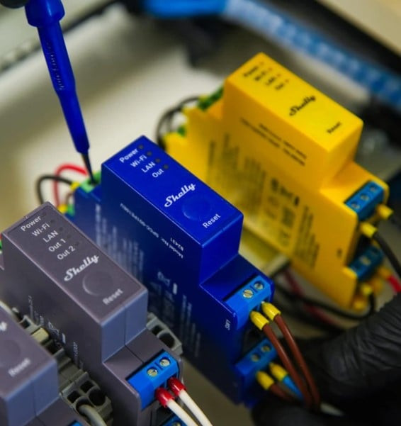 releu inteligent shelly pro dimmer 0-10v pm, wifi, bluetooth - imagine 4