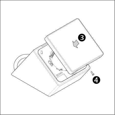 suport pentru shelly wall display, alb - imagine 3