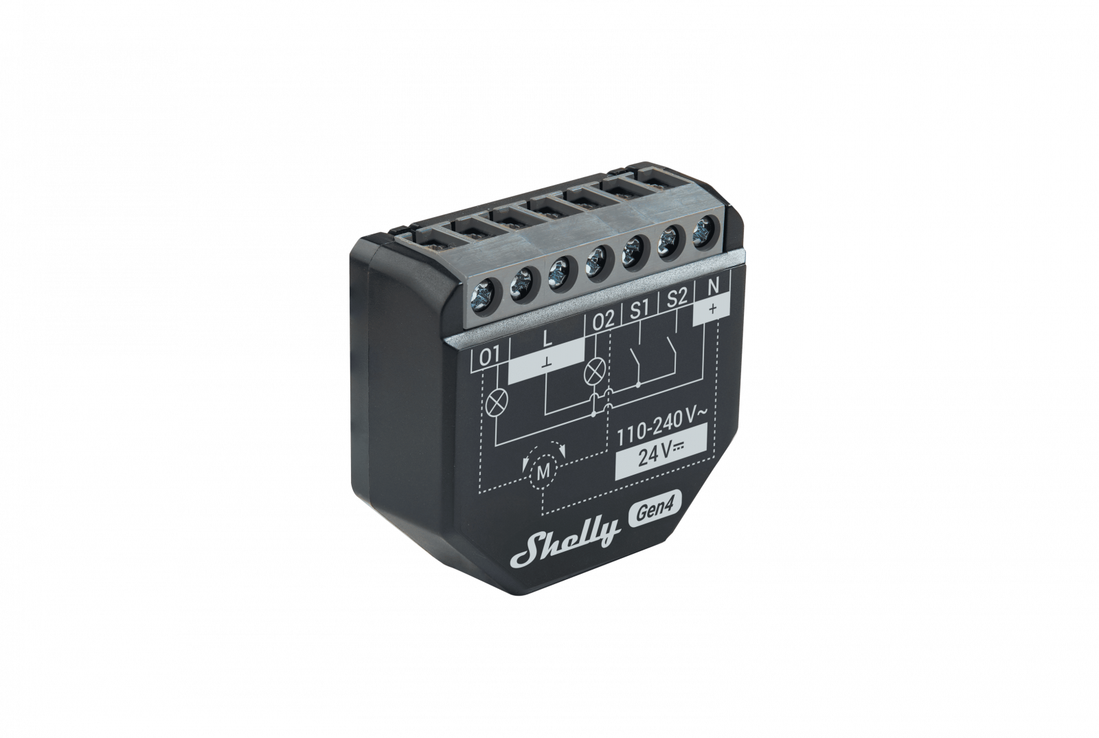 releu inteligent shelly 2pm gen4, 2 canale, 2x10a, monitorizare consum, multiprotocol (wifi, bluetooth, matter, zigbee) , integr - imagine 3