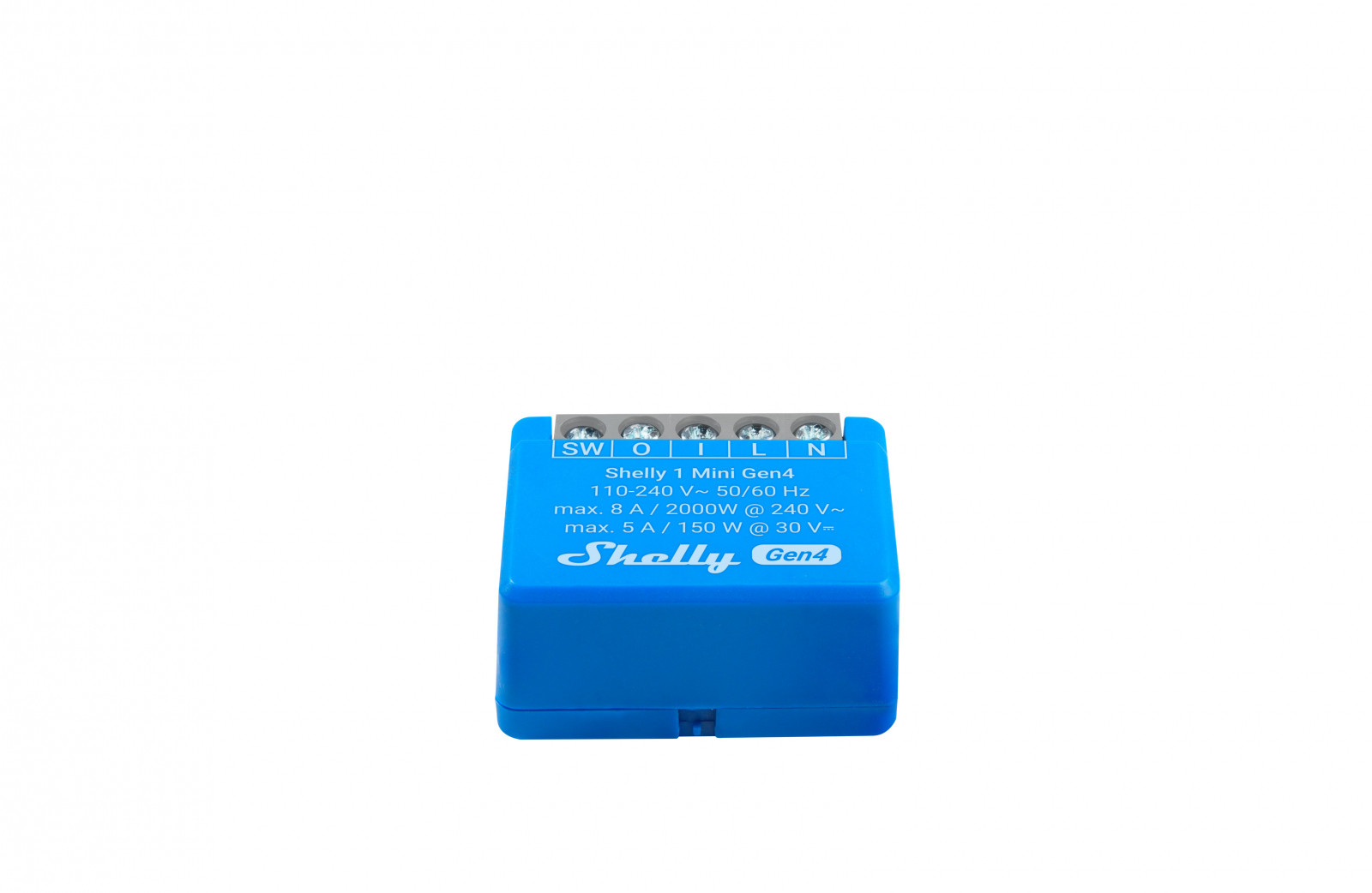 releu inteligent shelly 1 mini gen4, 1 canal, 8a, multiprotocol (wifi, bluetooth, matter, zigbee), contact uscat - imagine 4