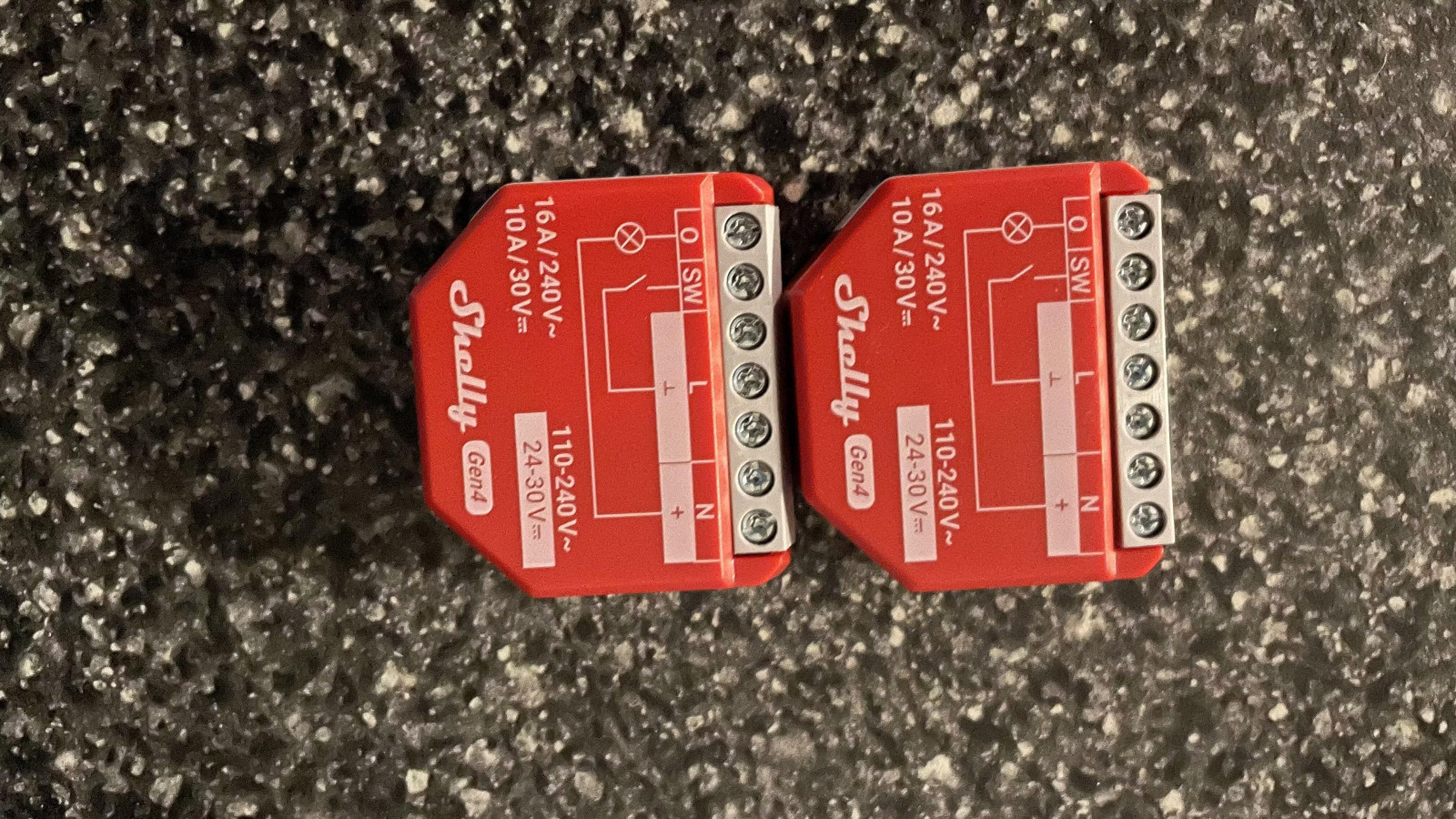 pachet de 2 x shelly 1pm gen4 , releu inteligent wifi, matter, zigbee, bluetooth cu masurare consum - imagine 2