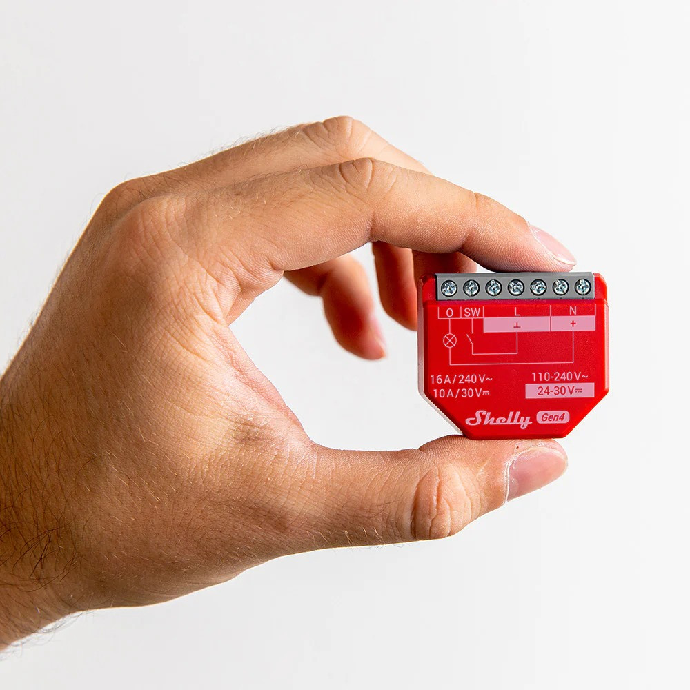 pachet de 2 x shelly 1pm gen4 , releu inteligent wifi, matter, zigbee, bluetooth cu masurare consum - imagine 3