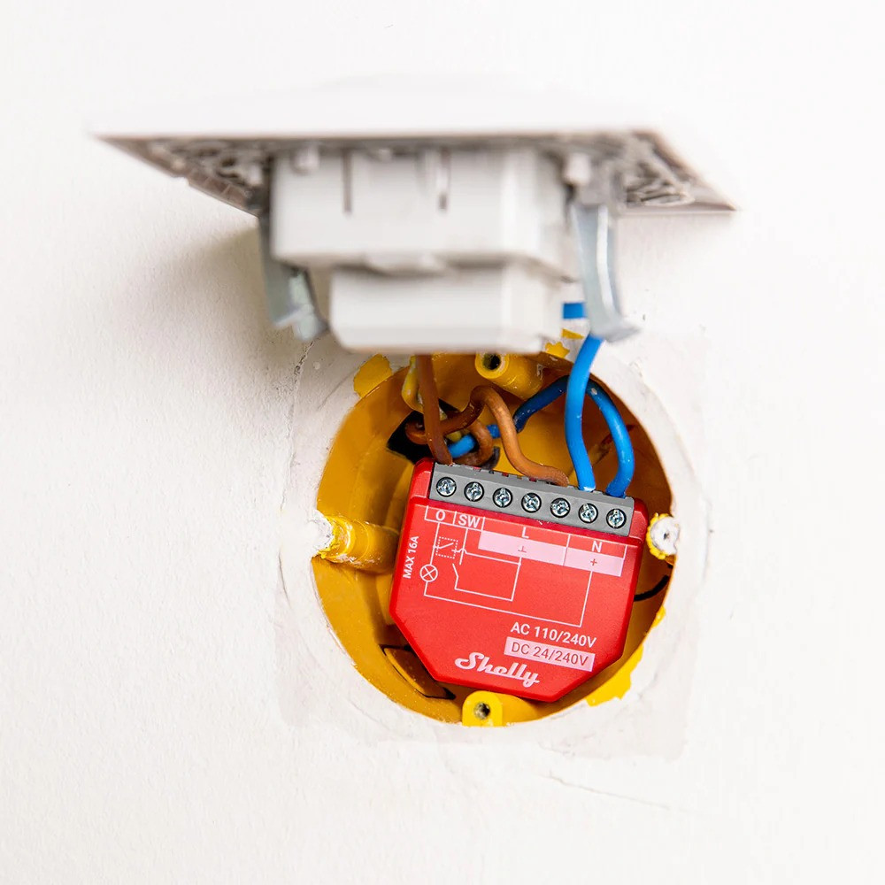 pachet de 4 x shelly 1pm gen4 , releu inteligent wifi, matter, zigbee, bluetooth cu masurare consum - imagine 4