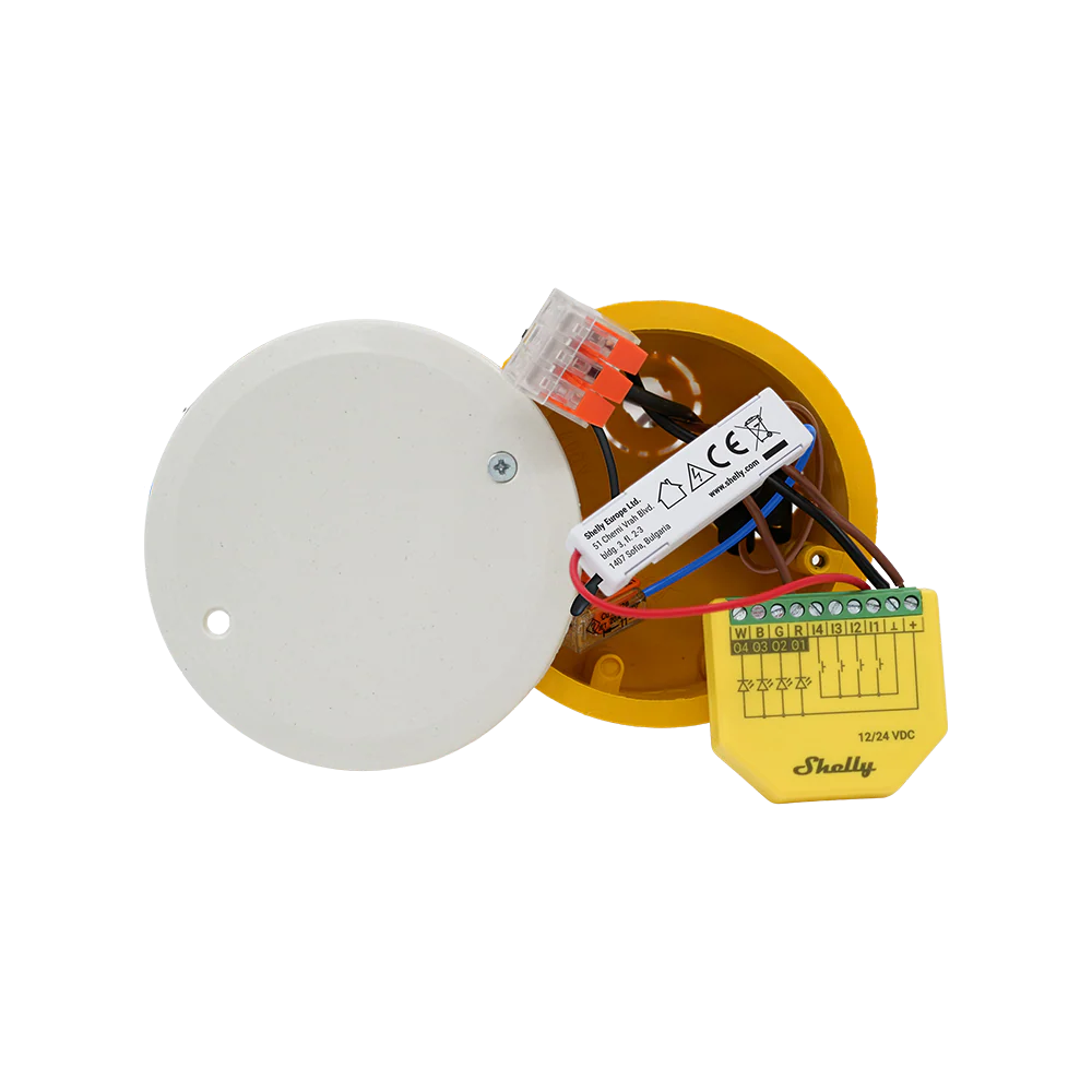 shelly 1-channel decoupler 230v , convertor semnal ac, dc pentru automatizari smart - imagine 4