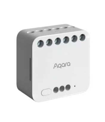 releu inteligent cu 2 canale aqara dual relay module t2, zigbee, monitorizare consum, dry contact - imagine 3