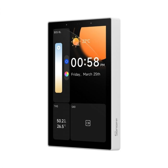 intrerupator inteligent sonoff nspanel pro 120, alb - imagine 2