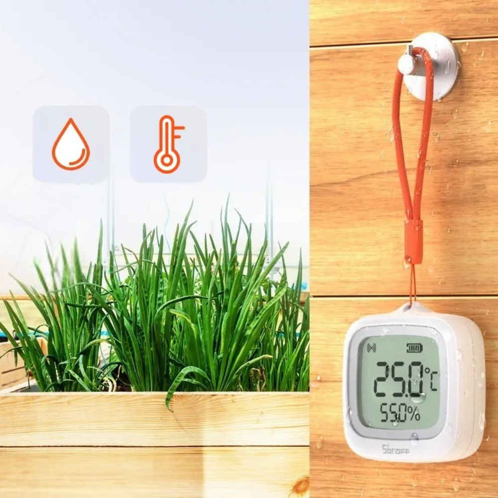 senzor de temperatura si umiditate sonoff snzb-02wd, zigbee 3.0 - imagine 4