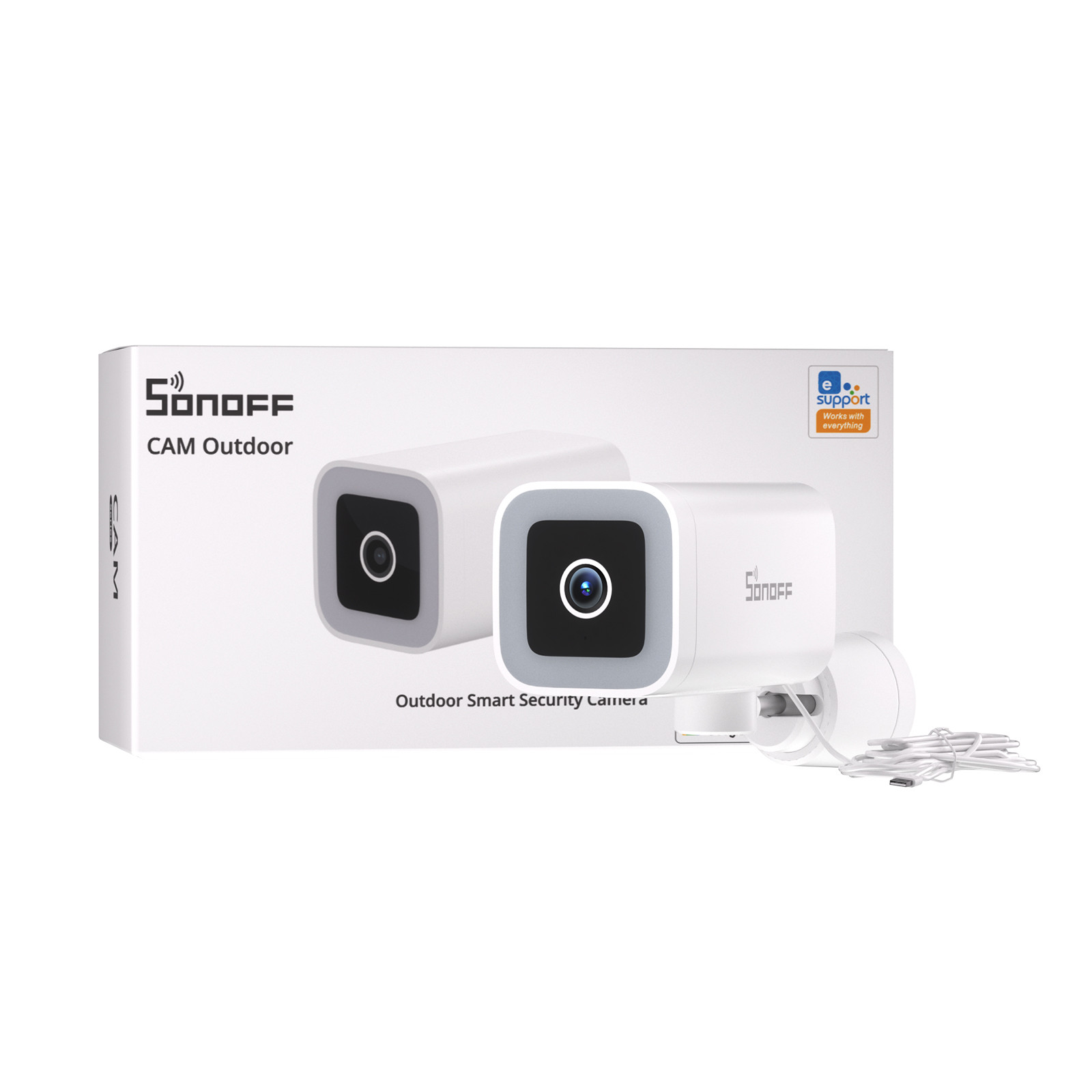 camera de supraveghere wi-fi pentru exterior, full hd 1080p , sonoff cam-b1p - imagine 4