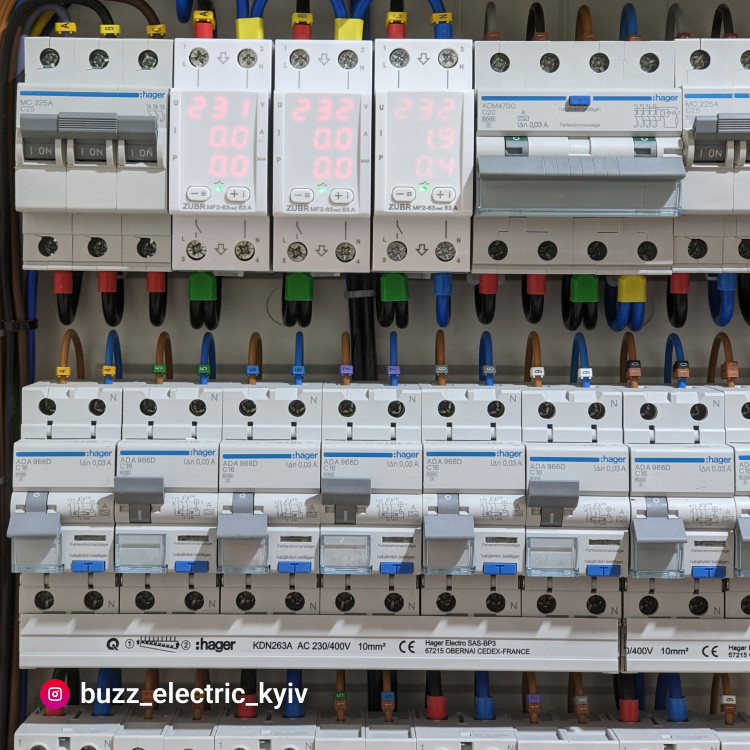 Releu multifuncțional ZUBR MF2-50, Protectie tensiune, curent și putere 1-50 Amperi - imagine 7